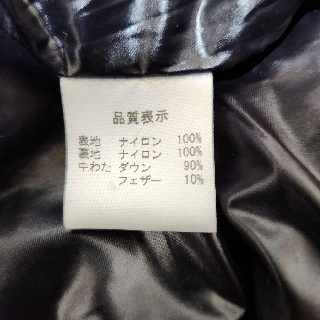 Y2K archive ダウン ダブルジップ 光沢 平成 ライダース　丈短