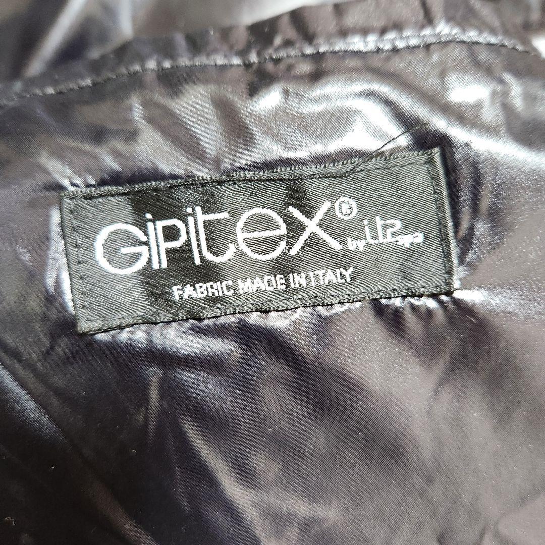 Y2K archive ダウン ダブルジップ 光沢 平成 ライダース　丈短