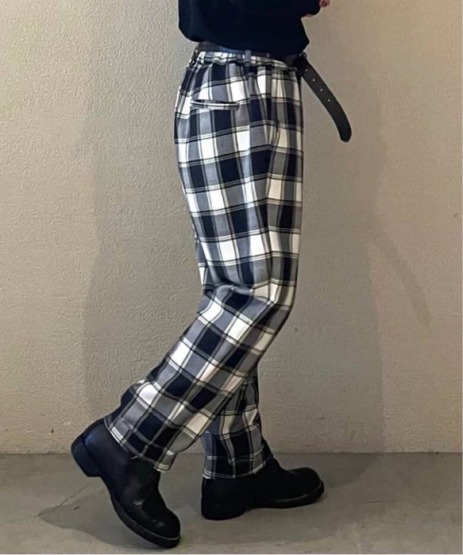 【新品未使用】ジャーナルスタンダードラックス|サキソニーチェック サルエルパンツ