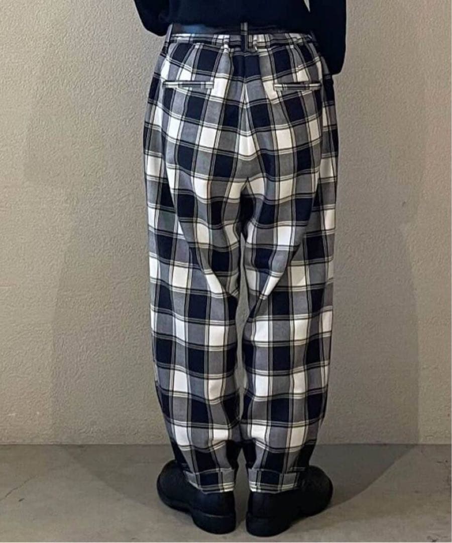 【新品未使用】ジャーナルスタンダードラックス|サキソニーチェック サルエルパンツ