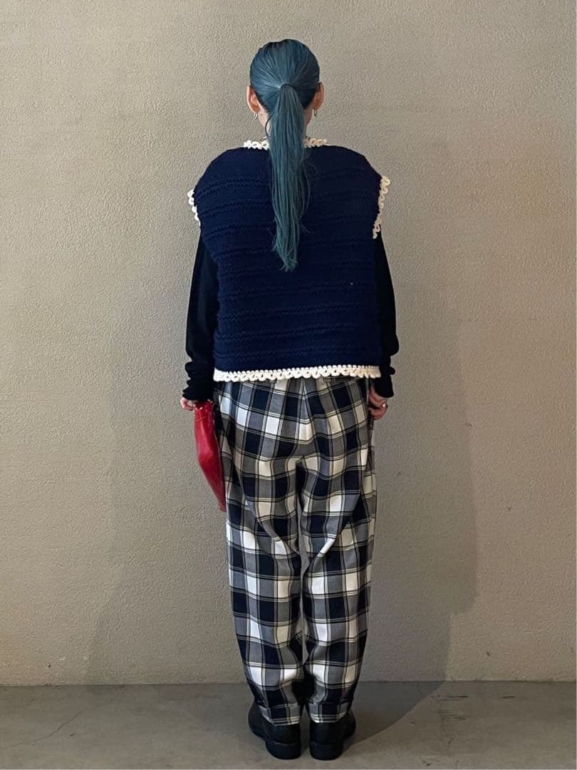 【新品未使用】ジャーナルスタンダードラックス|サキソニーチェック サルエルパンツ