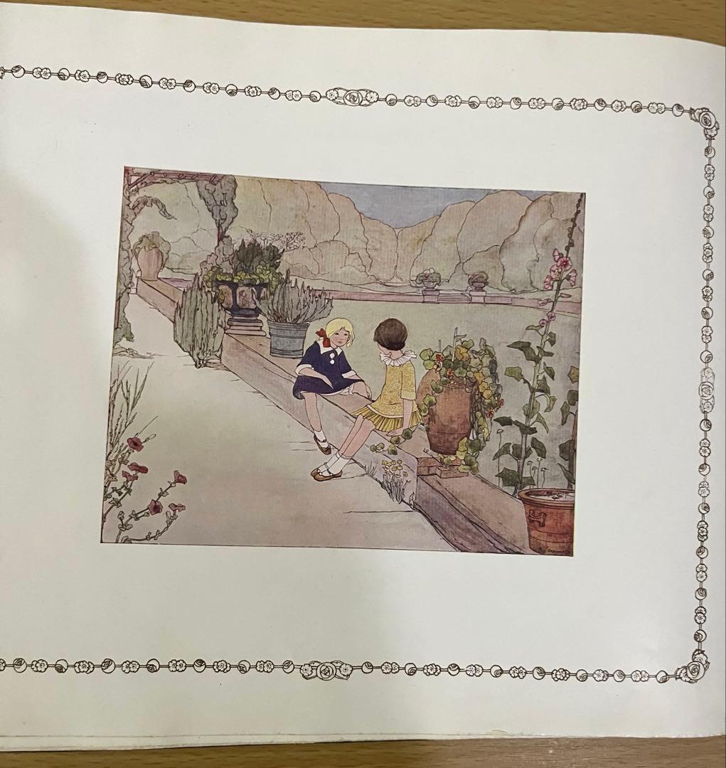 No434 レア 超希少 アンティーク 古書 洋書 絵本 児童書 オランダ 童謡