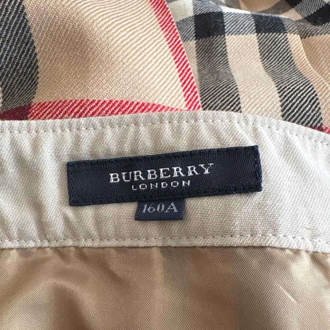美品 バーバリー ノバチェック柄 スカート 160 Burberry