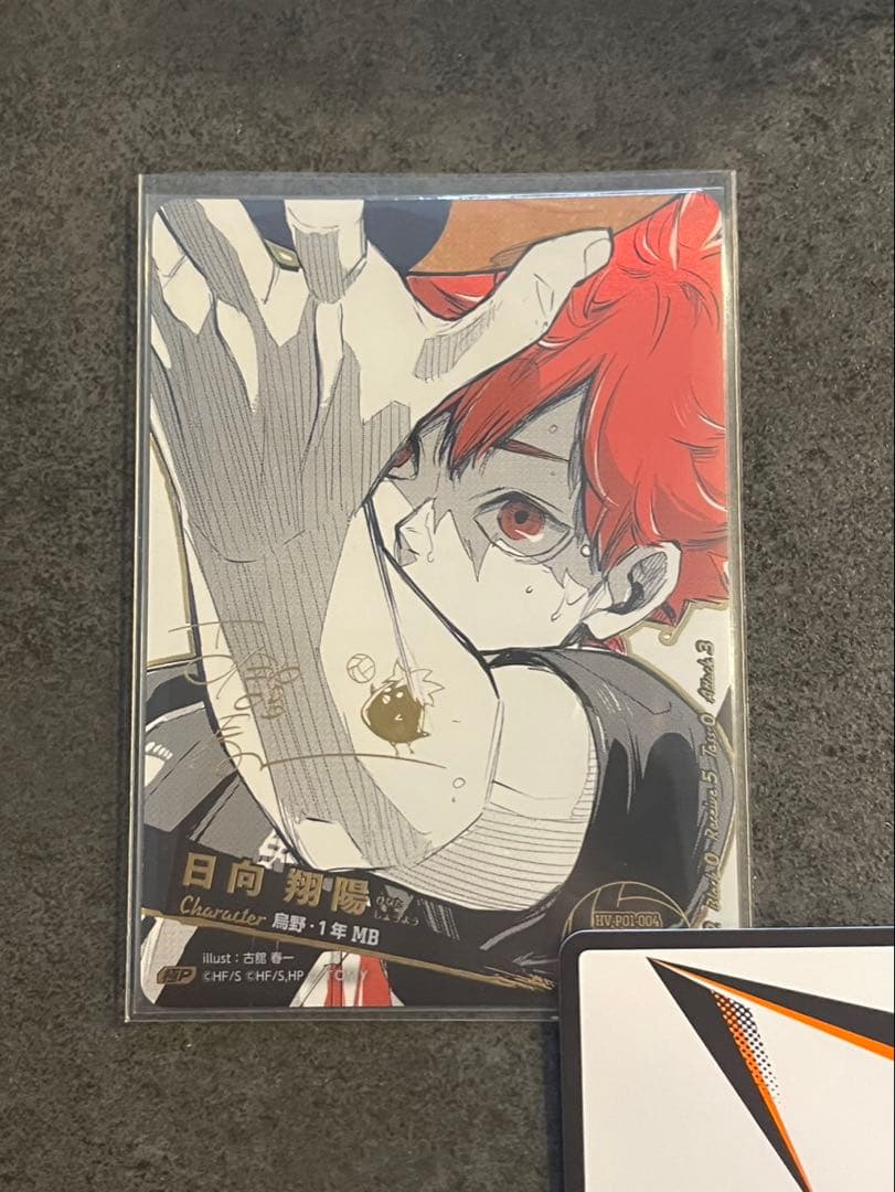 【美品】ハイキュー!! バボカ!! BREAK 日向翔陽 シリアル サイン 極P