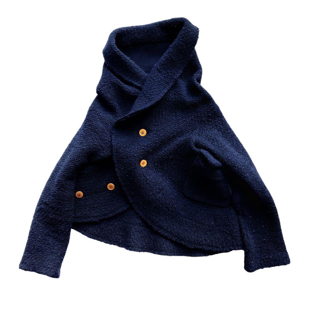 コムデギャルソン　ウールジャケット　後ろポケット付き　希少アウター