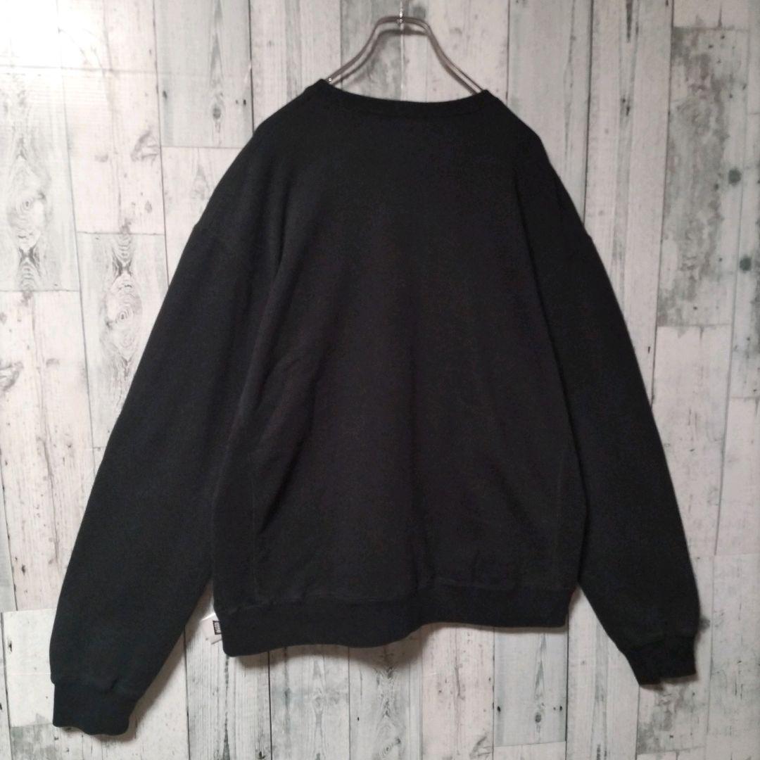 a98【人気Lサイズ】ブラックアイパッチ♧取扱注意　ラインストーン　スウェット