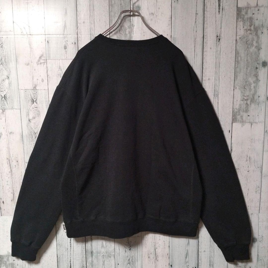 a98【人気Lサイズ】ブラックアイパッチ♧取扱注意　ラインストーン　スウェット