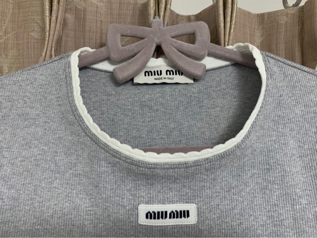 ミュウミュウ　コットン半袖