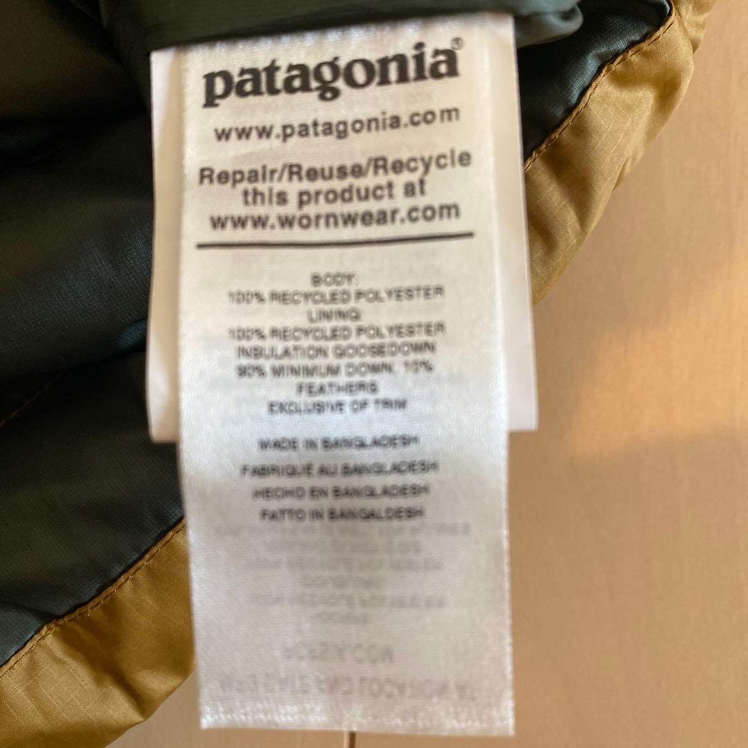 patagonia ダウンセーター　フーデイ　プルオーバー　Sサイズ