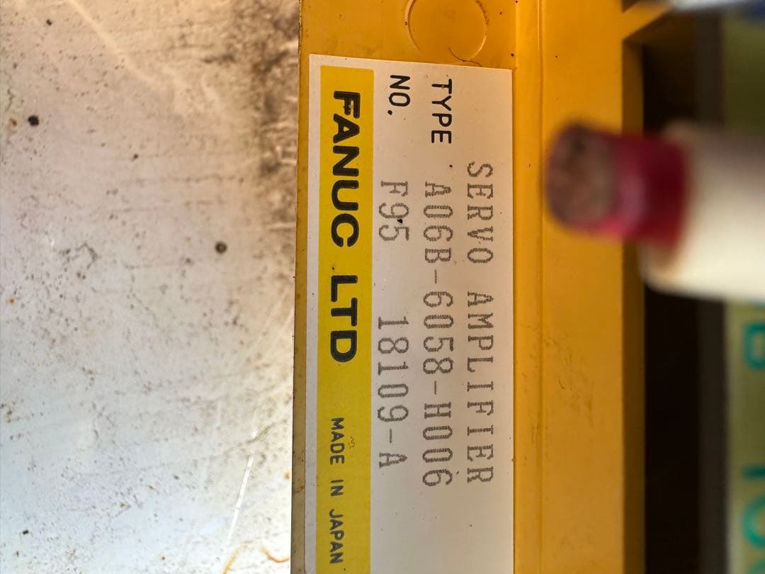 FANUC サーボアンプ A06B-6058-H106