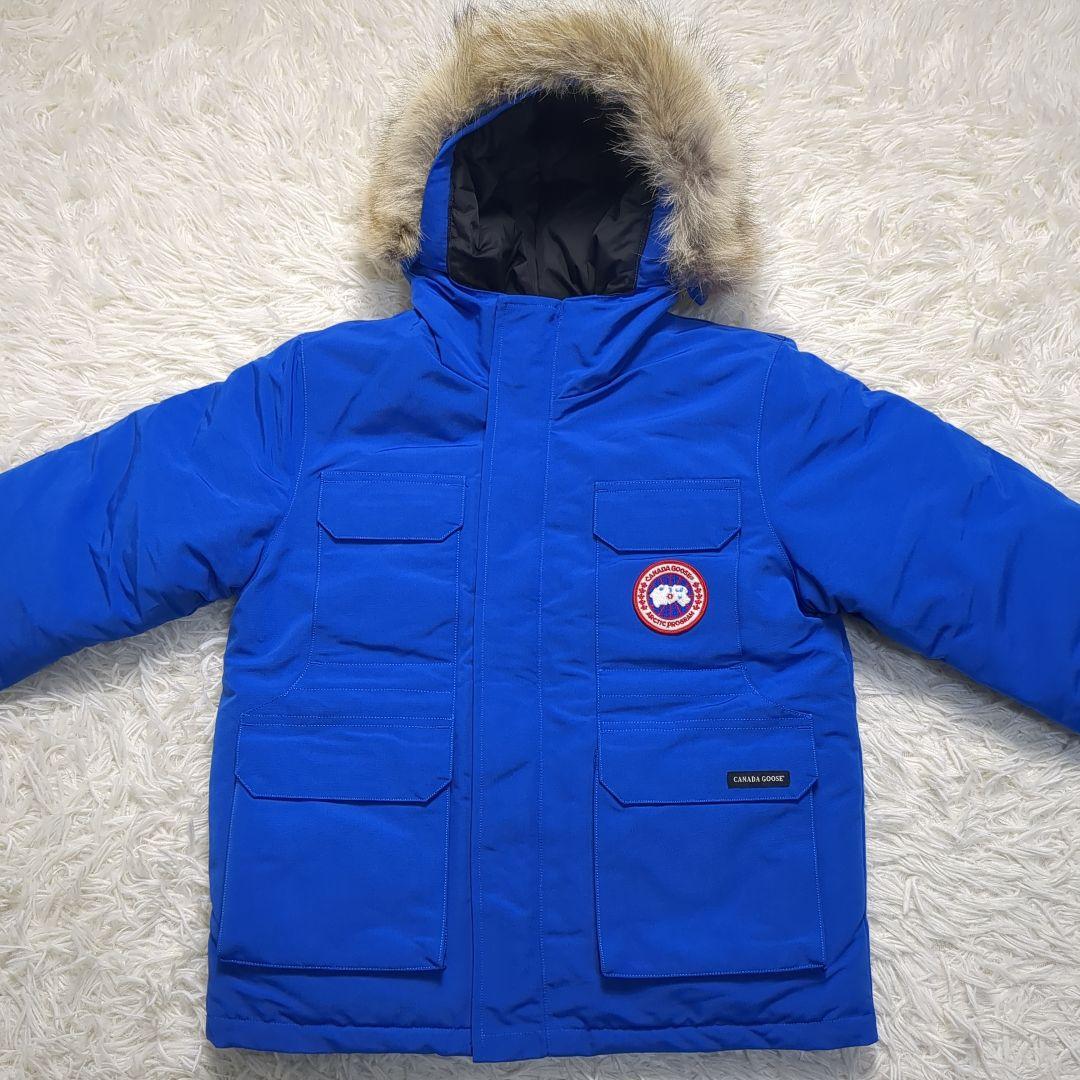 【カナダグース✨120】ダウン ジャケット コート リアル コヨーテ ファー