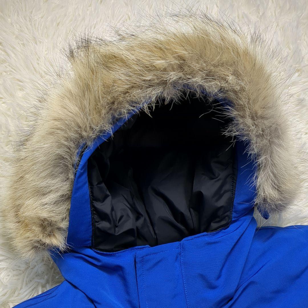 【カナダグース✨120】ダウン ジャケット コート リアル コヨーテ ファー