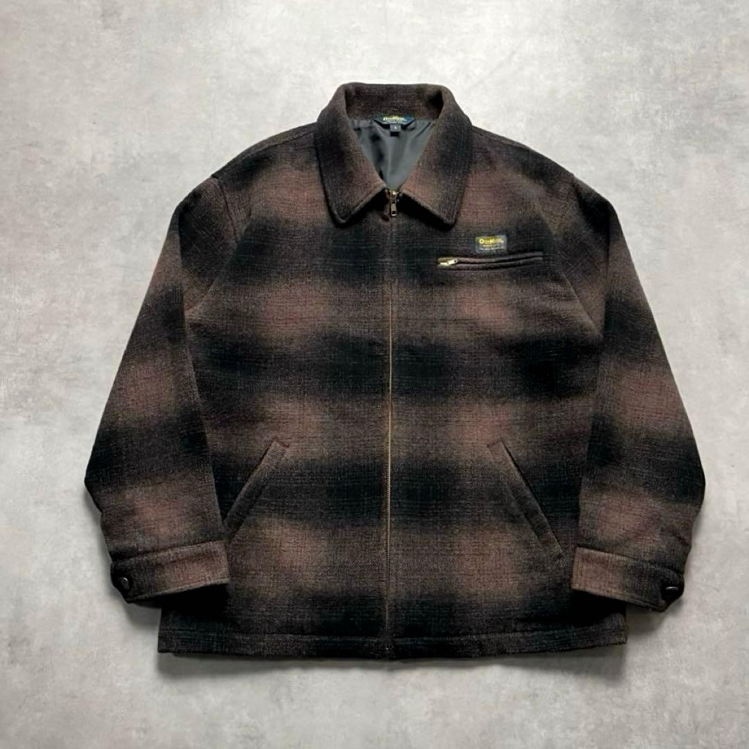 ジャケット・アウター 90s Oshkosh ombre check wool chore coat