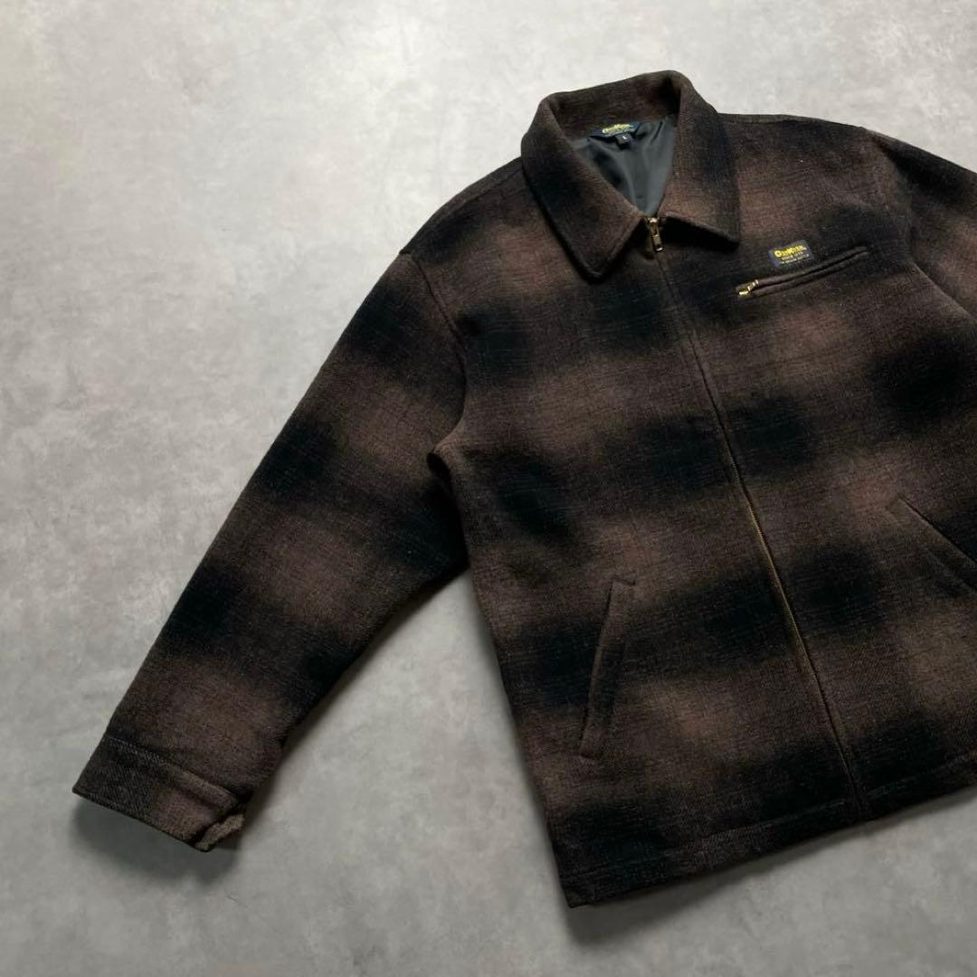 ジャケット・アウター 90s Oshkosh ombre check wool chore coat