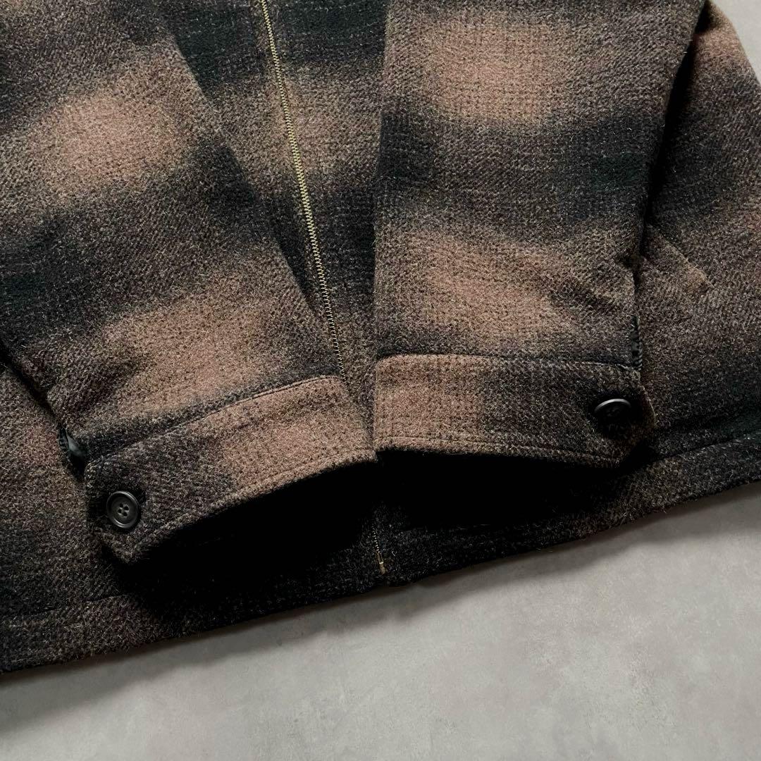 ジャケット・アウター 90s Oshkosh ombre check wool chore coat