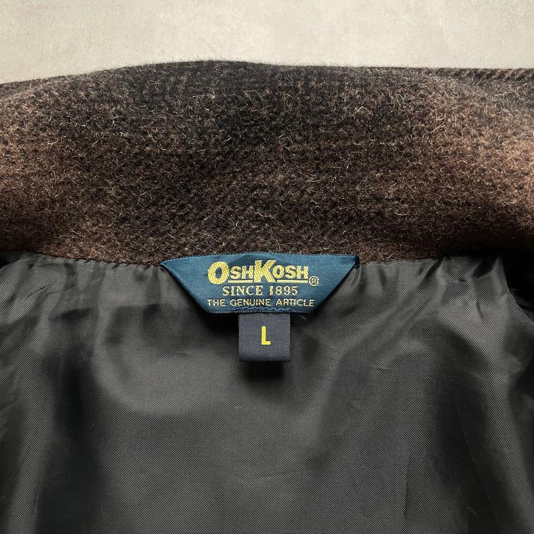 ジャケット・アウター 90s Oshkosh ombre check wool chore coat