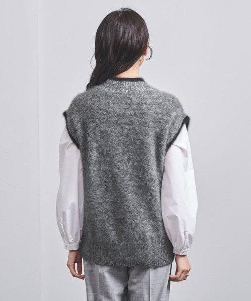 アローズUNITEDARROWSフォックスカシミアハイネックニットベスト