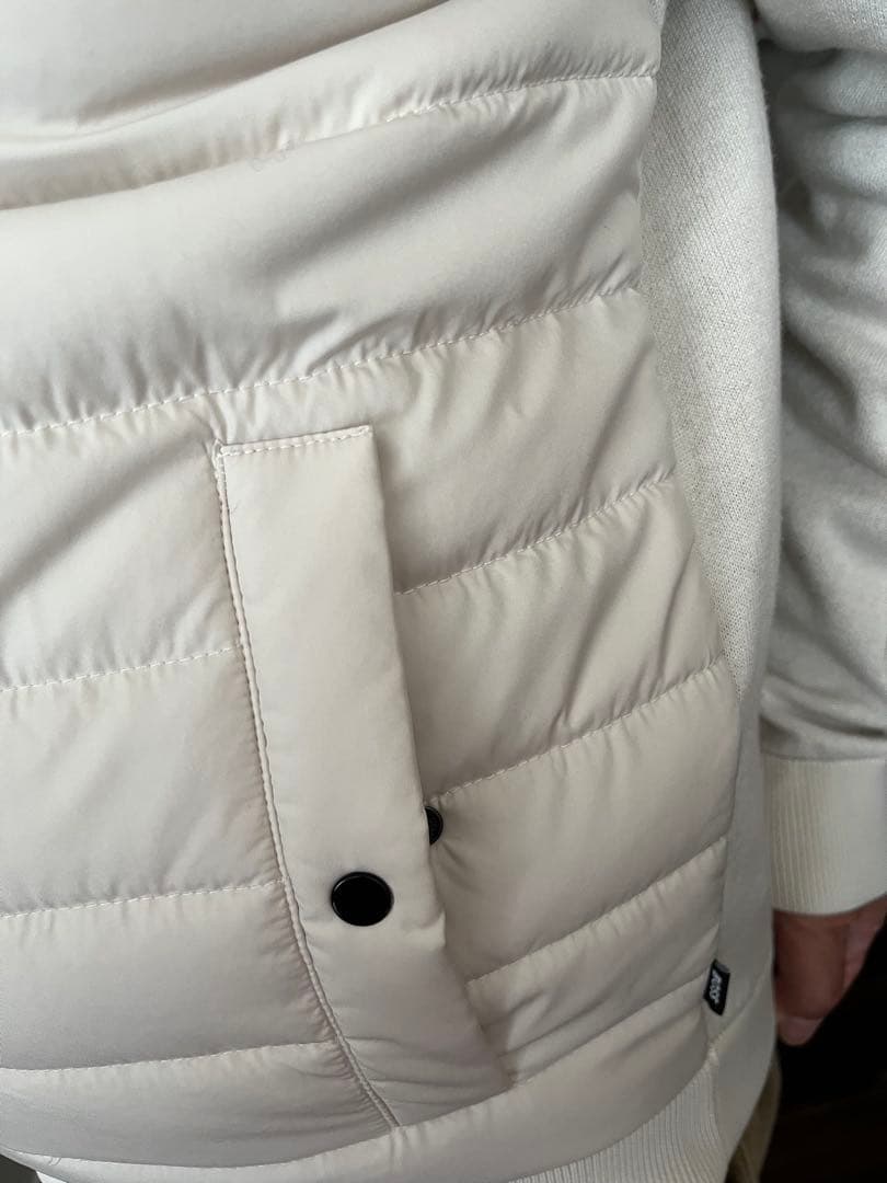 BOSS パデッドジャケット　アイボリー M
