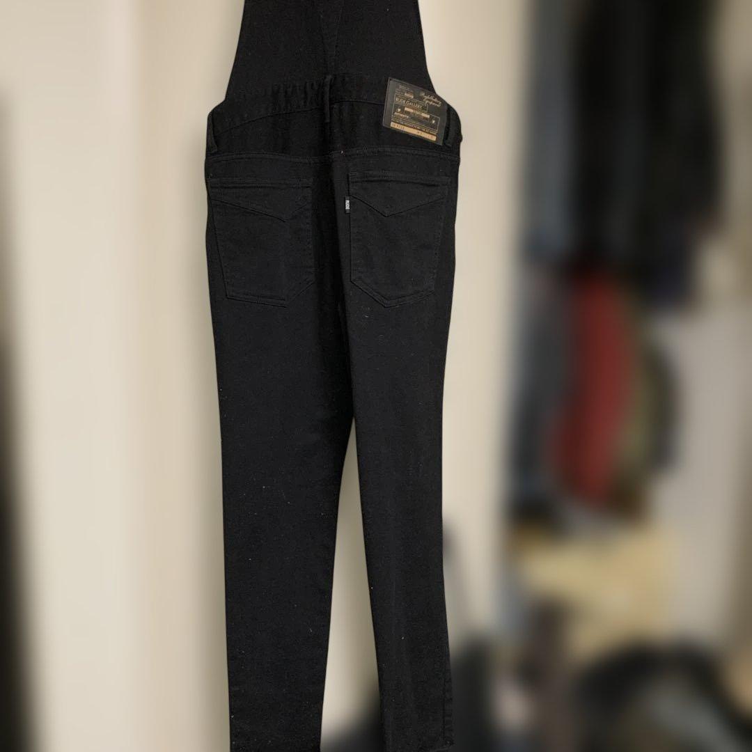 サイズ2RUDE GALLERY ブラックオーバーオール