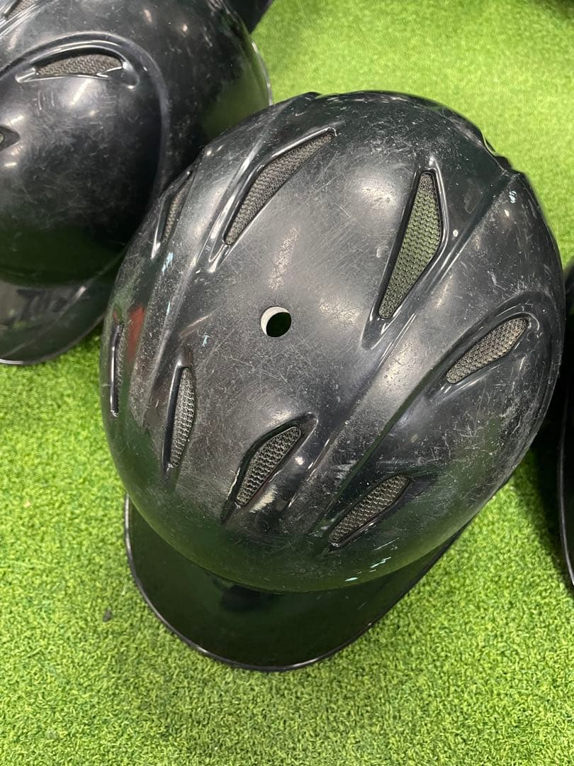 軟式野球用　ヘルメット 7個　ネイビー