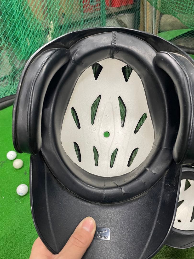 軟式野球用　ヘルメット 7個　ネイビー