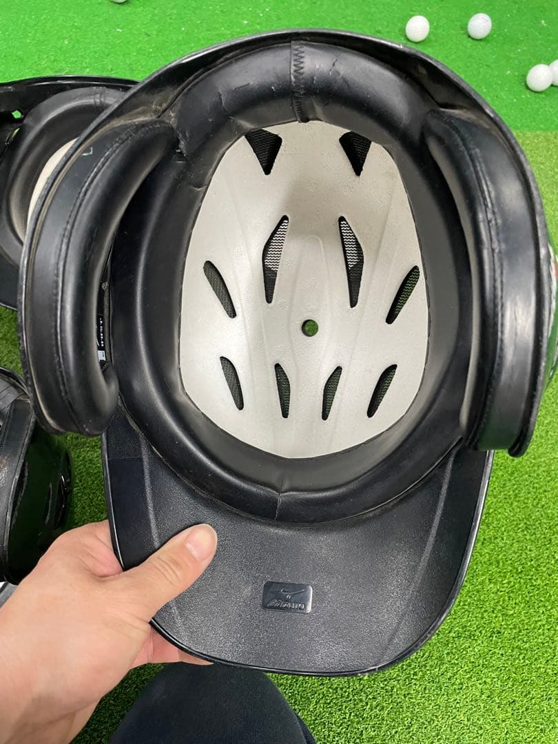 軟式野球用　ヘルメット 7個　ネイビー