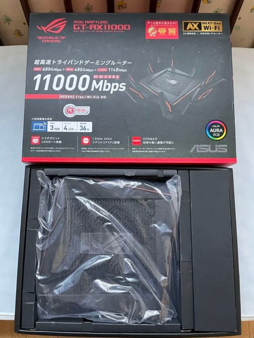 ASUS GT-AX11000 ゲーミング Wi-Fiルーター