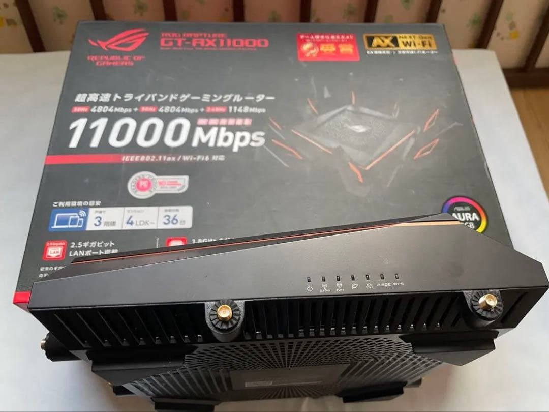 ASUS GT-AX11000 ゲーミング Wi-Fiルーター