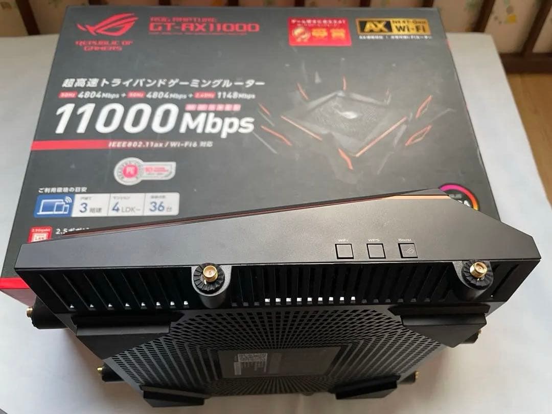 ASUS GT-AX11000 ゲーミング Wi-Fiルーター