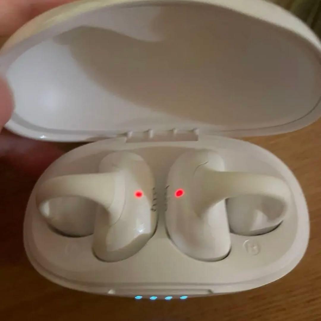 中古＊ワイヤレス骨伝導イヤホン boco ホワイト