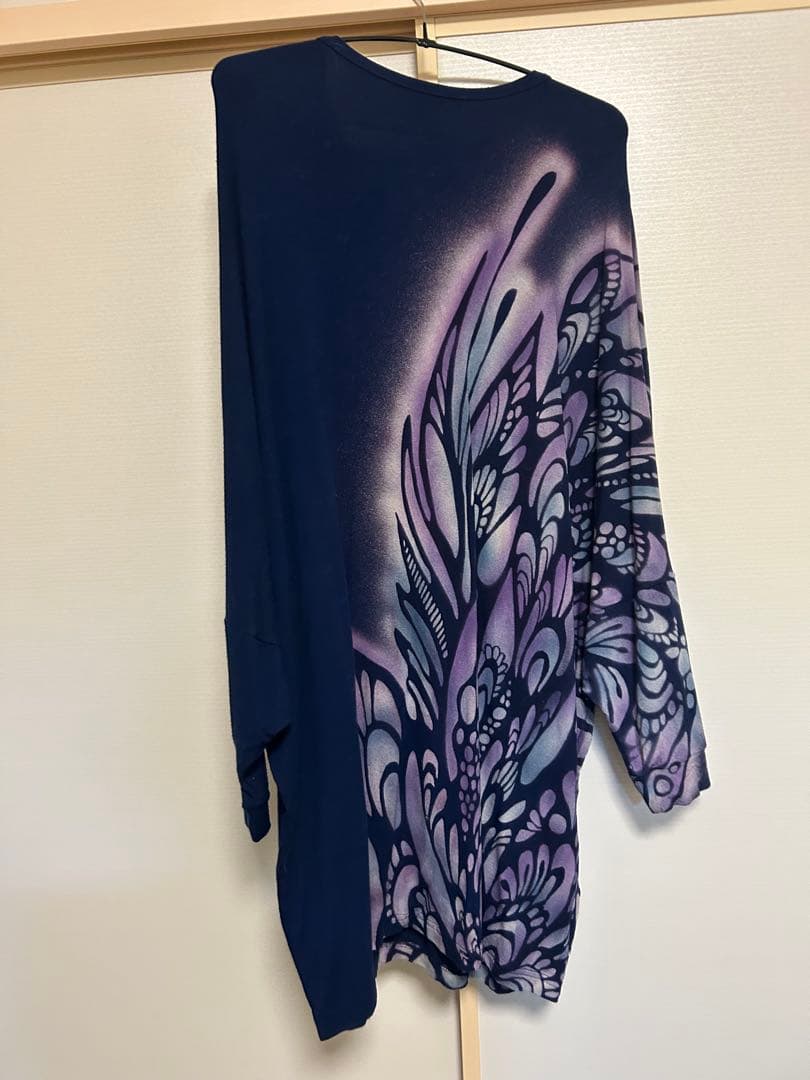 ヨーカン⭐︎pokke柄Vネックチュニック yokang