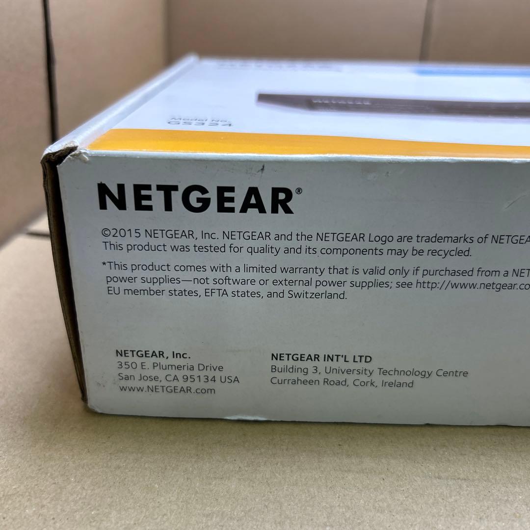 NETGEAR ラックマウント型 アンマネージ スイッチングハブ GS324