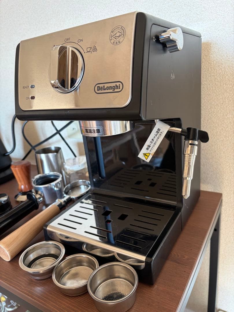 DeLonghi エスプレッソマシン ECP3220J-BK セット