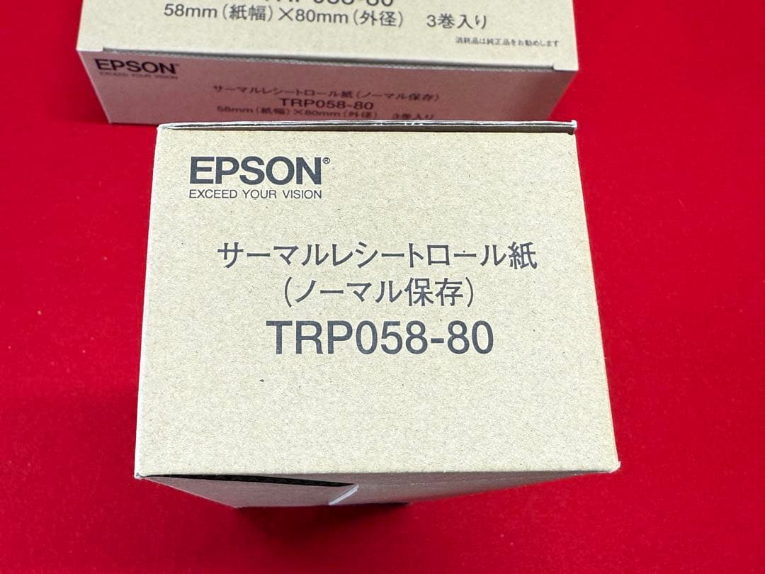 EPSON サーマルレシートロール紙(ノーマル保存) TRP058-80 16個