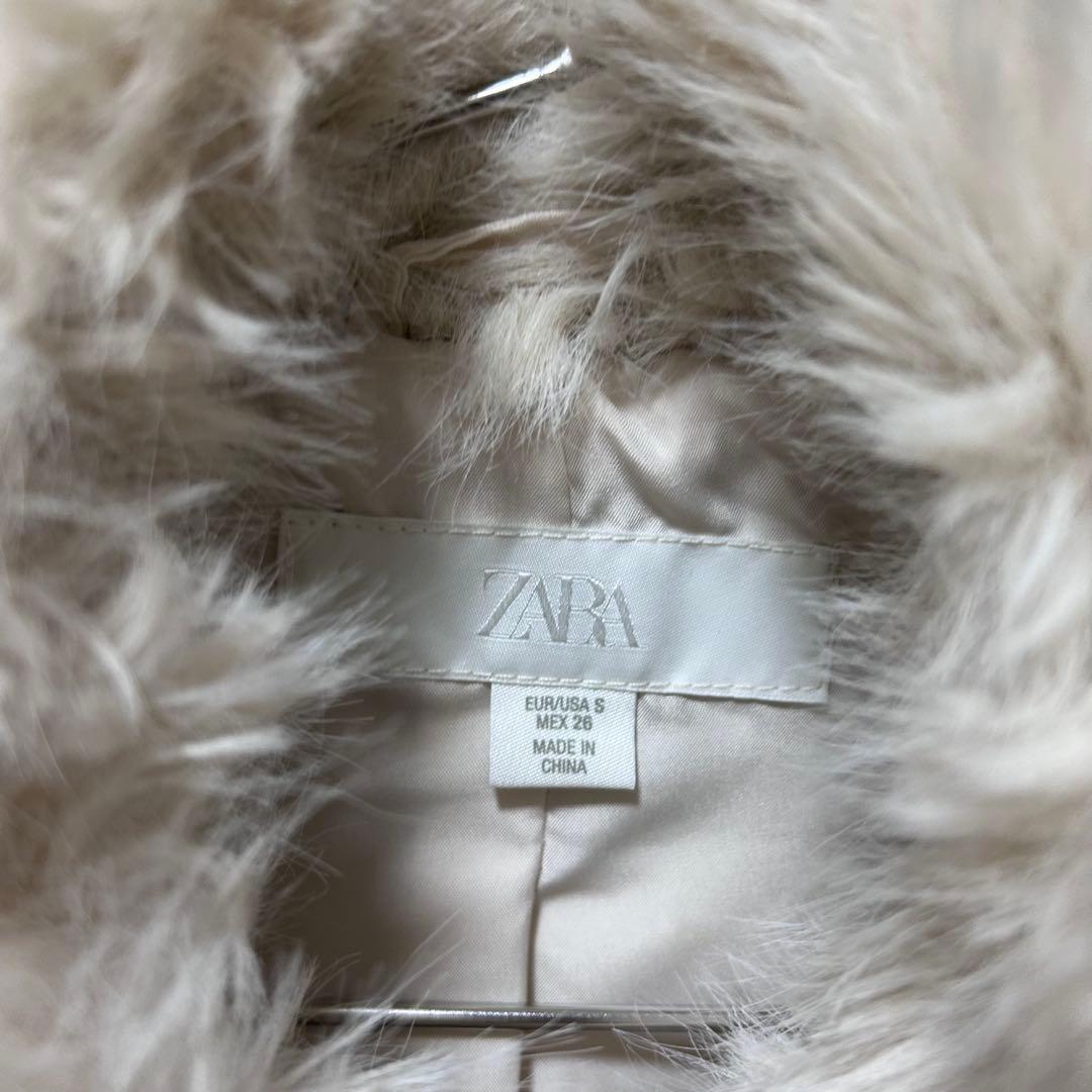 【完売品】【美品】 ZARA フェイクファーボンバージャケット S