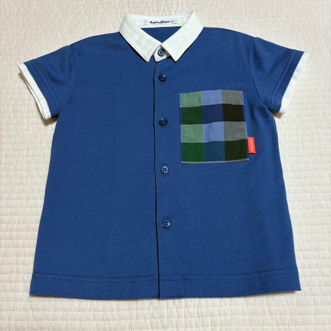 新品・未使用　familiar 半袖シャツ　Tシャツ　100センチ　現行品