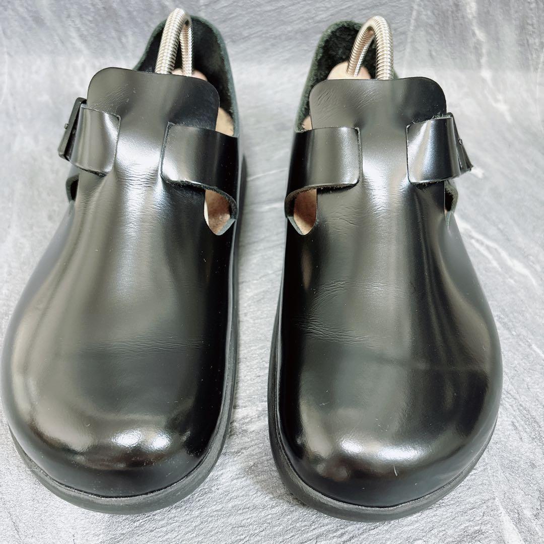 ☆*☆様 試着のみ ビルケンシュトック ロンドン レザー コンフォート ブラック