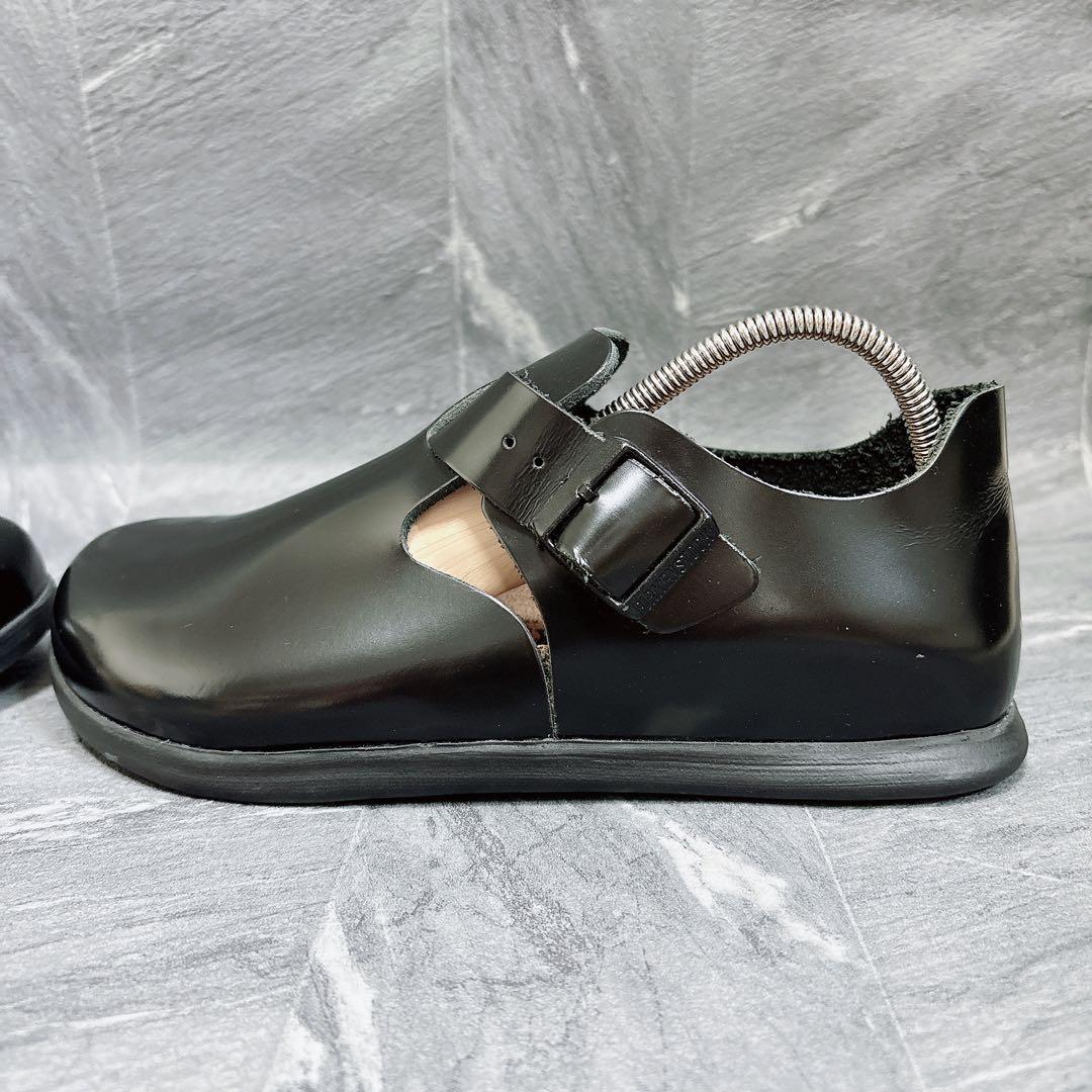 ☆*☆様 試着のみ ビルケンシュトック ロンドン レザー コンフォート ブラック