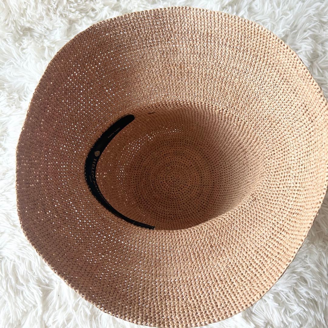美品✨ヘレンカミンスキー プロヴァンス10 麦わら帽子 ヌガー ラフィア