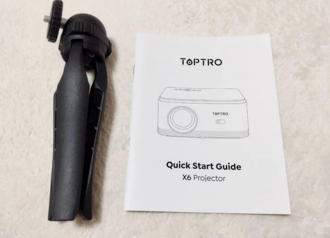 プロジェクター TOPTRO X6 4K対応 1080p WIFI6