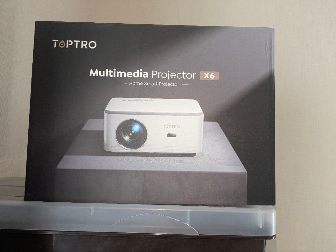 プロジェクター TOPTRO X6 4K対応 1080p WIFI6