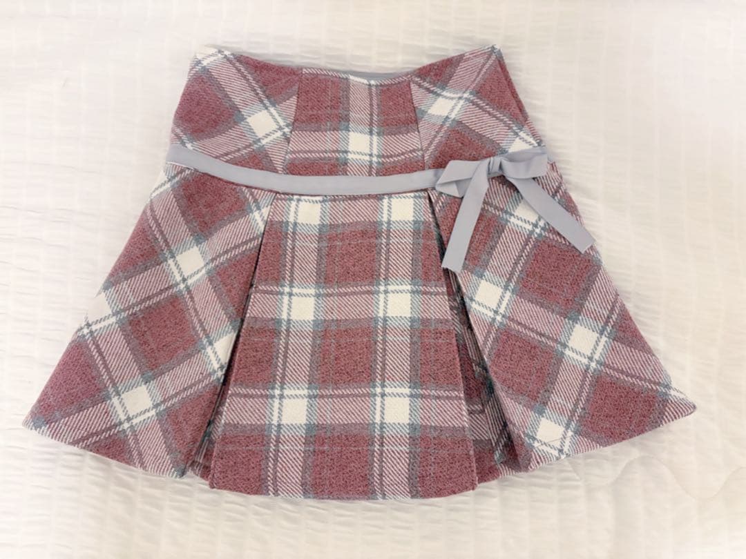 RoseMuse ロゼミューズ tweed like ribbon skirt