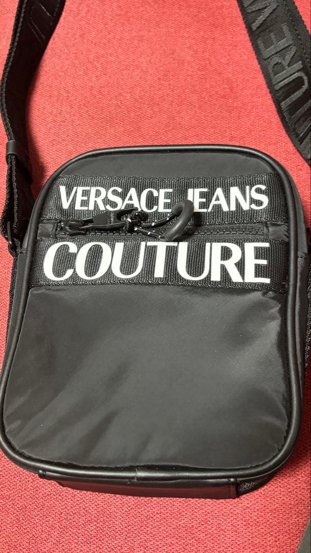 VERSACE JEANS COUTURE ショルダーバッグ ブラック 未使用品