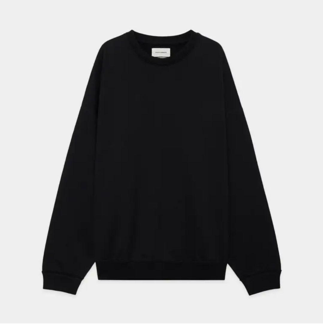 MARKAWARE マーカウェア　ブラック スウェット 1　HUGE SWEAT