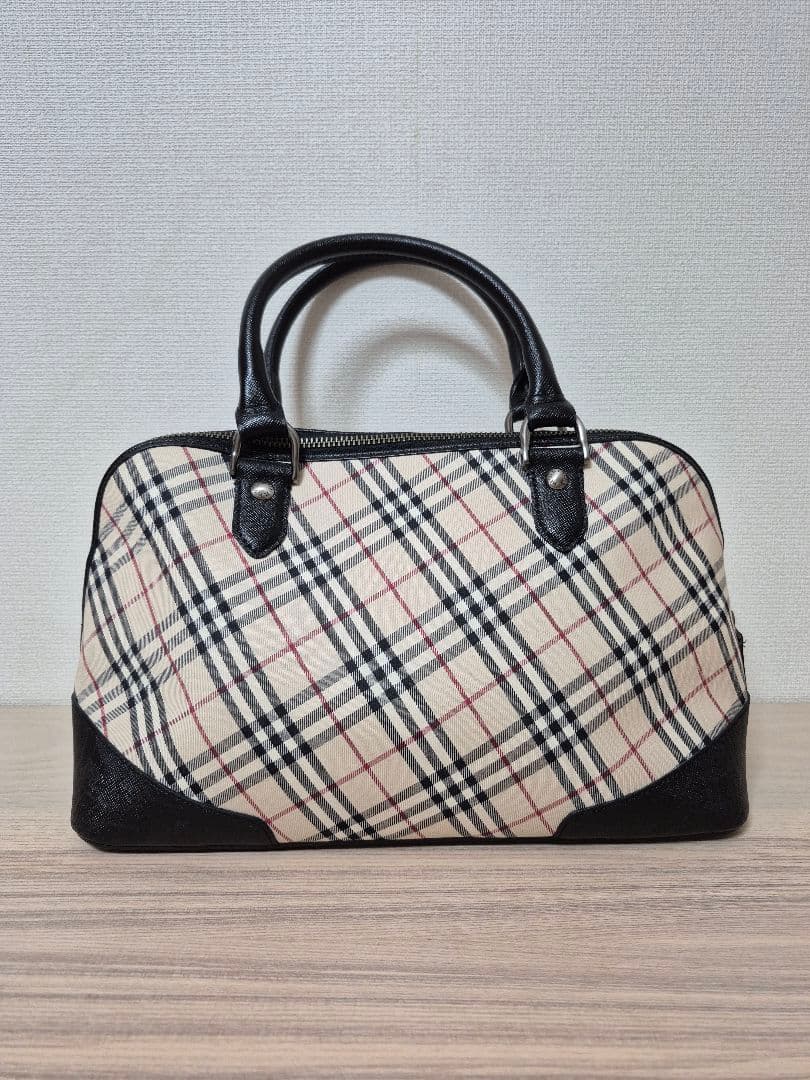 バーバリー　ノバチェックハンドバッグ　ミニボストン　西川ヴィンテージ品