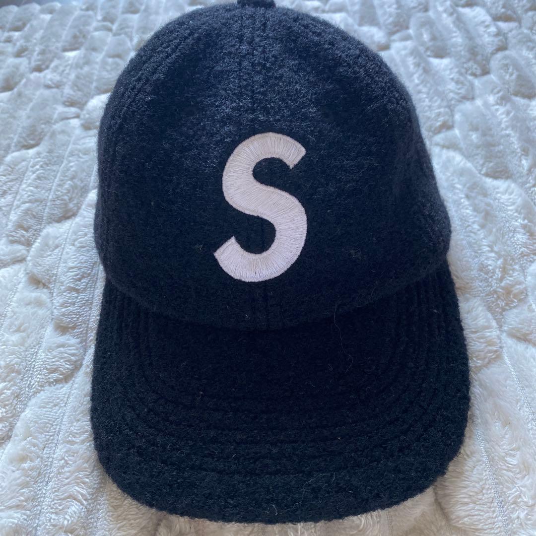 Supreme Sロゴ ウールキャップ