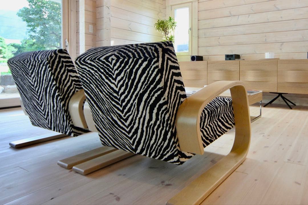 北欧家具Artek / アルテックタンクソファ400ゼブラ一脚