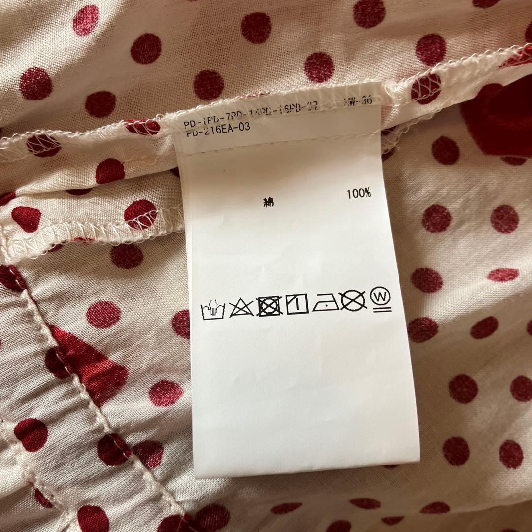 ピンクハウス 水玉リボンプリントワンピース（キナリアカ）