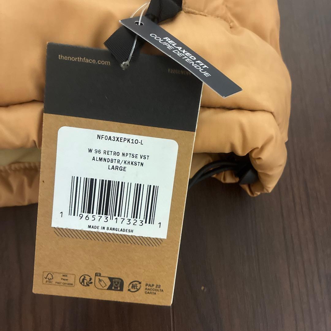 ノースフェイス ダウンベスト ヌプシ 700フィル Lサイズ 新品