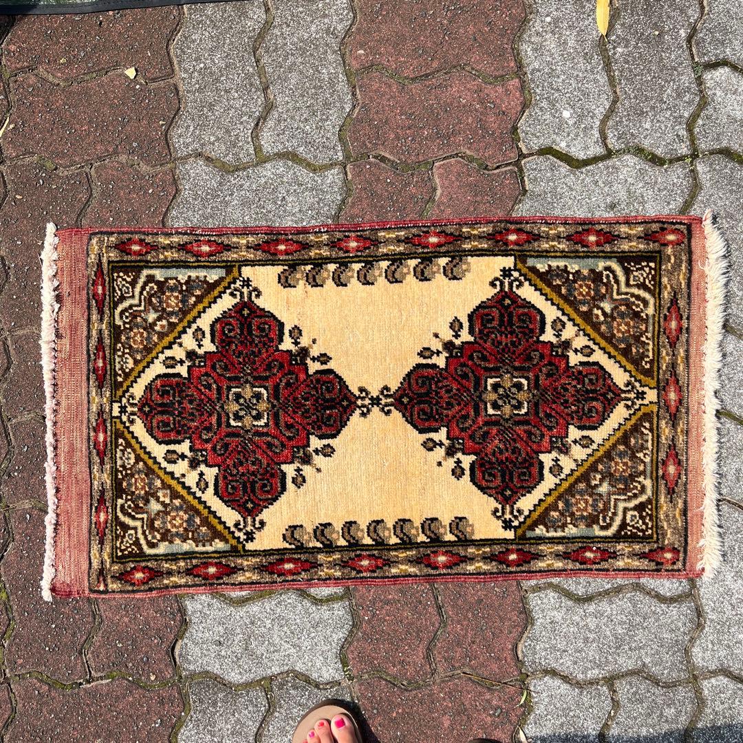 トルクメン 手織り絨毯 ペルシャ ヴィンテージ